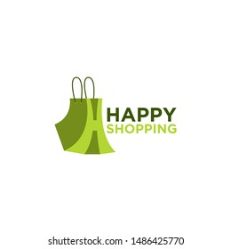 Shopping Logo Template Stock Vector