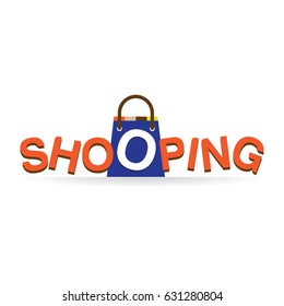 Shopping Logo Type Design Symbol