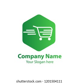 shopping logo vector design eps 10