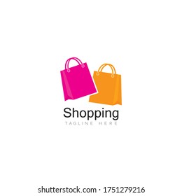Shopping Logo vector icon illustration design 