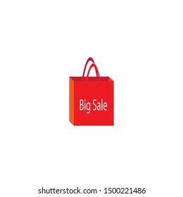 SHOPPING LOGO VECTOR ILLUSTRATION TEMPLATE