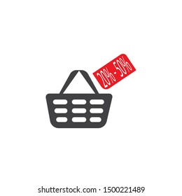 SHOPPING LOGO VECTOR ILLUSTRATION TEMPLATE