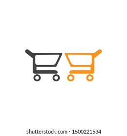 SHOPPING LOGO VECTOR ILLUSTRATION TEMPLATE
