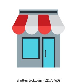 Shopping, mall, center icon vector image. Can also be used for Black Friday sale and discounts. Suitable for use on web apps, mobile apps and print media.