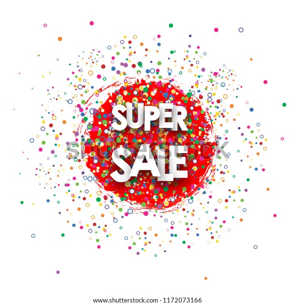 Shopping Mall Event Concept Cheap Sale Stock Vector Royalty Free