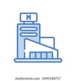 Shopping Mall icon design vector stock
