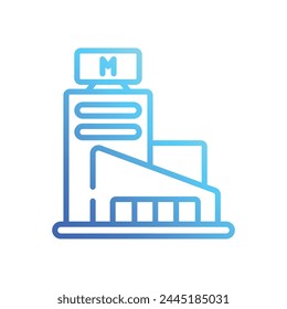 Diseño de iconos de centro comercial Stock de Vector