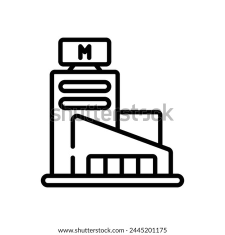 Shopping Mall icon design vector stock