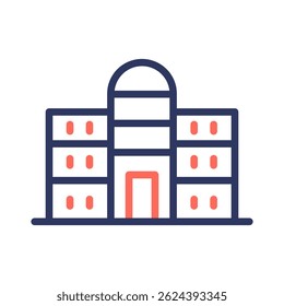Elemento de ícone de shopping center para design