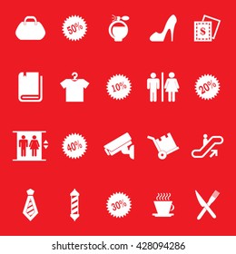 Shopping Mall Icon Set