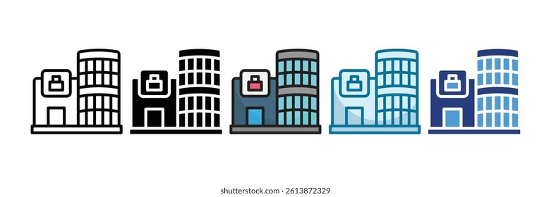 Shopping Mall Icon Set Multiple Style Collection