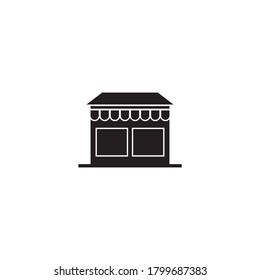 
shopping mall icon vector design illustration