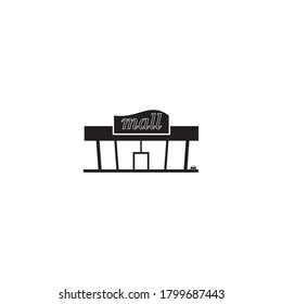 
ilustración de diseño vectorial de icono de centro comercial