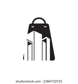 shopping mall icon vector design illustration
