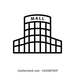 Shopping mall icon vector illustration 