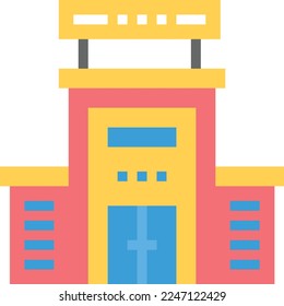 ICONO DE COMPRAS MALL ICON ilustración vectorial .