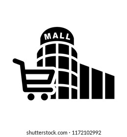 Shopping mall icon vector templates