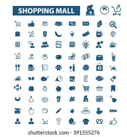 shopping mall icons
