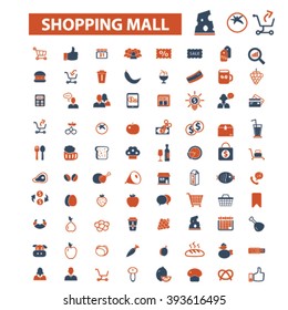 shopping mall icons
