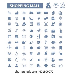 shopping mall icons
