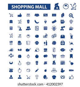 shopping mall icons
