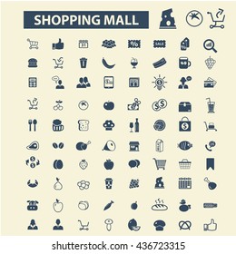 shopping mall icons