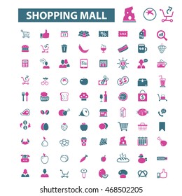 shopping mall icons