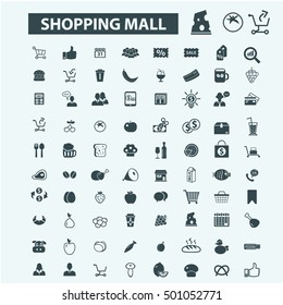 shopping mall icons