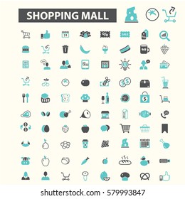 shopping mall icons