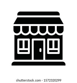 shopping mall or store related to black friday vector in solid design 