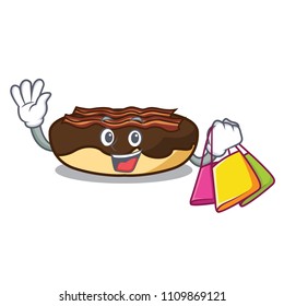 Shopping maple bacon bar character cartoon