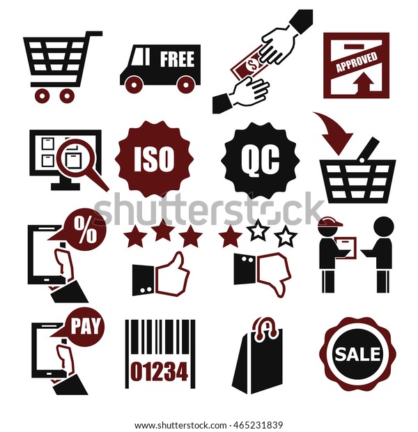 shopping, market, sell icon\
set