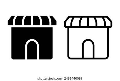 Shopping Marketplace Icon vector illustration. E-commerce icon