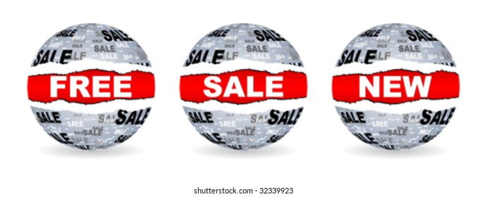 shopping marks on ball