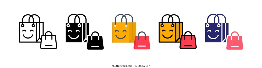 Compras Icono de Estilo Múltiple Conjunto de Colección..