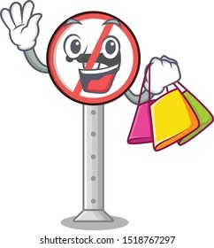 Shopping no honking with the mascot shape