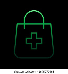 Shopping nolan icon. Simple thin line, outline vector of medical icons for ui and ux, website or mobile application