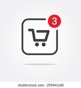 Shopping Notification Icon