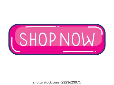 icono de botón rosa de la compra
