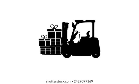 Shopping offer emblem, black isolate silhouette