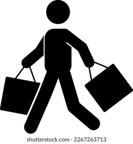  shopping. online shopping. cashier. queue. courier. package. market