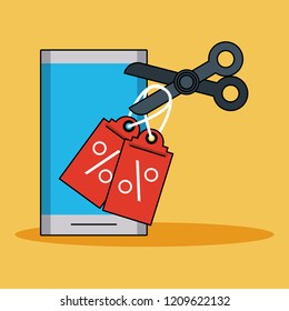 Shopping online concept