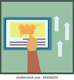 shopping online concept 