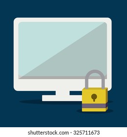 Shopping online concept with computer design, vector illustration eps 10