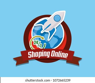 shopping online design 