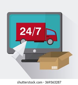 Shopping online design 