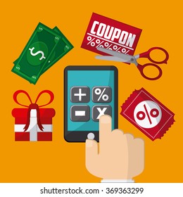 Shopping online design 