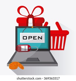 Shopping online design 
