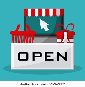 Shopping online design 