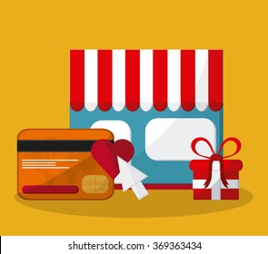 Shopping online design 